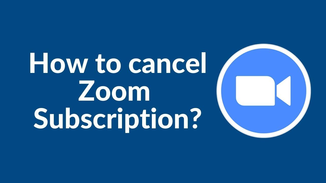 How to cancel Zoom Subscription? | Simple Guide! - TECHFLOO